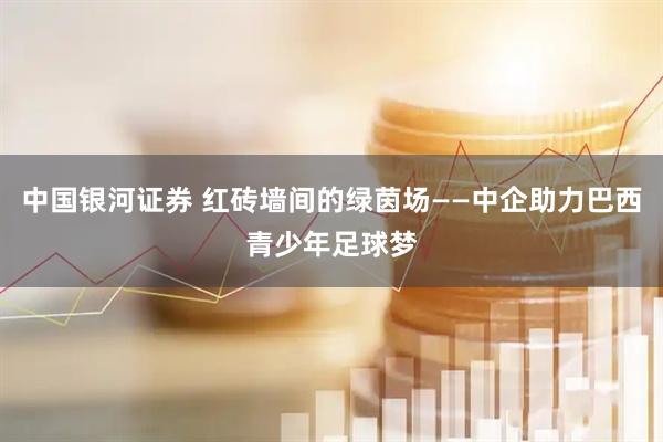 中国银河证券 红砖墙间的绿茵场——中企助力巴西青少年足球梦